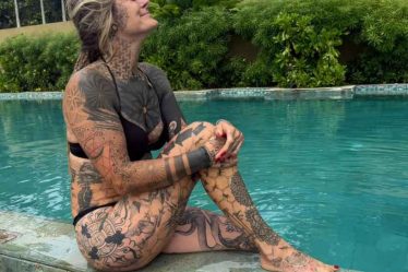 ג'סיקה ג'ליטו דוגמנית מקועקעת