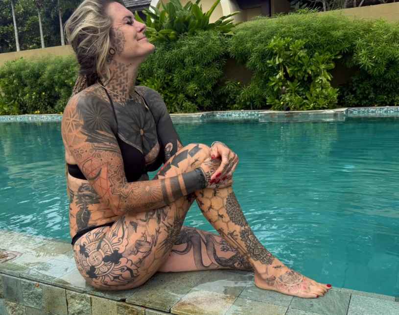 ג'סיקה ג'ליטו דוגמנית מקועקעת